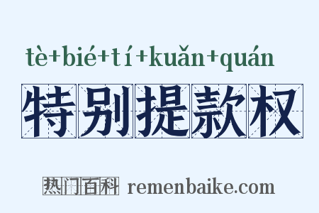 特别提款权是什么意思的图片